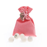 10 cires de soja parfumées fondent dans un sac en lin