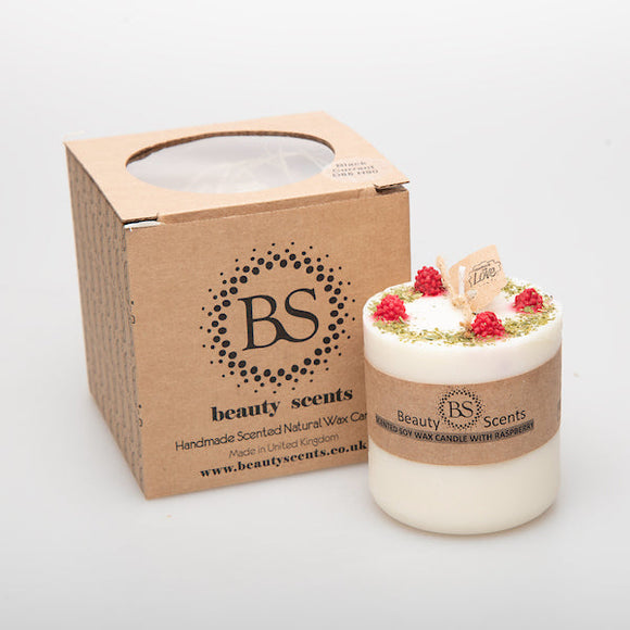 Medium Candles with Raspberry