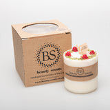 Medium Candles with Raspberry